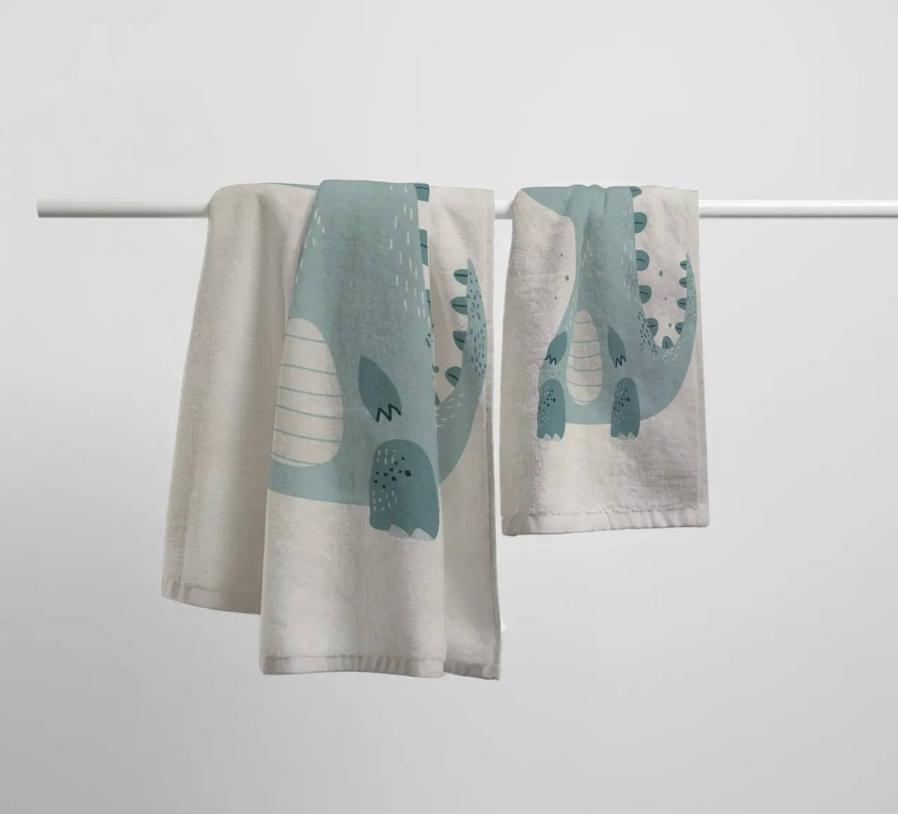 Boho Nursery 10 Dinosaur 1 asciugamano da bagno da Boho Print Collection