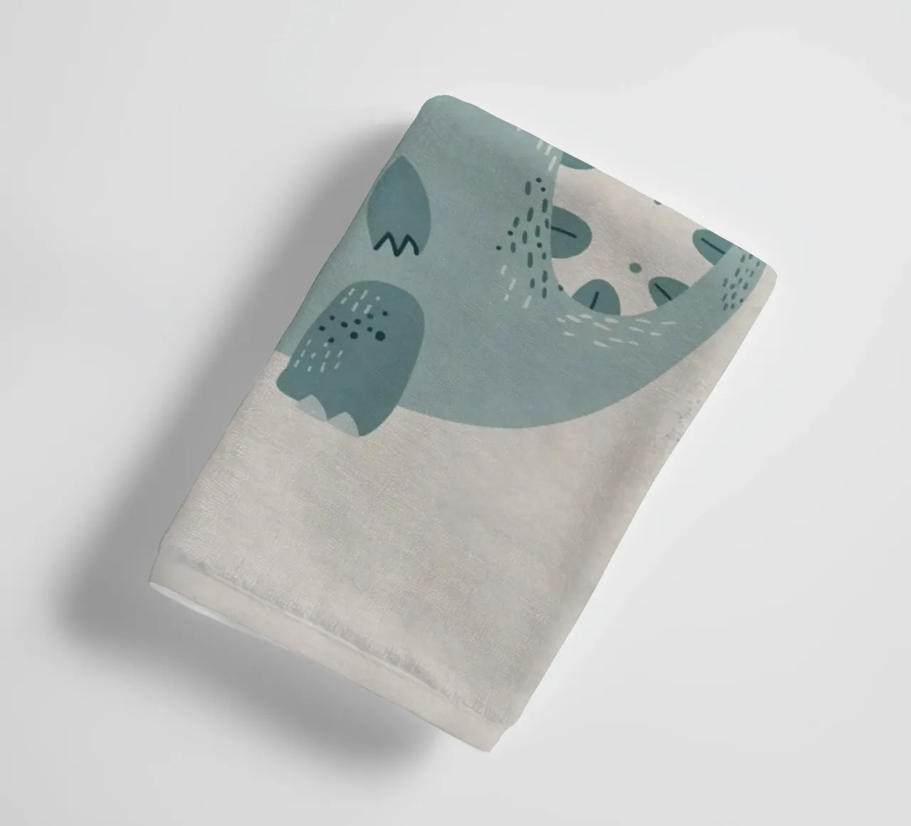 Boho Nursery 10 Dinosaur 1 serviette de bain de Boho Print Collection