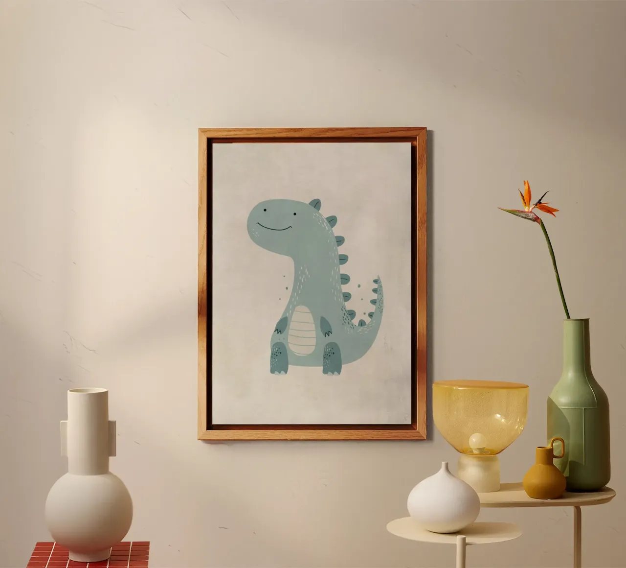 Boho Nursery 10 Dinosaur 1 alluminio dibond da Boho Print Collection