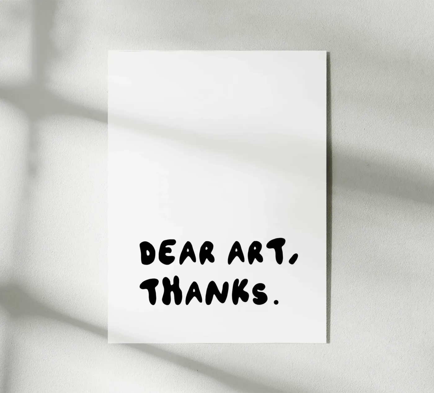 DEAR ART THX plexiglas de KRUTH DESIGN