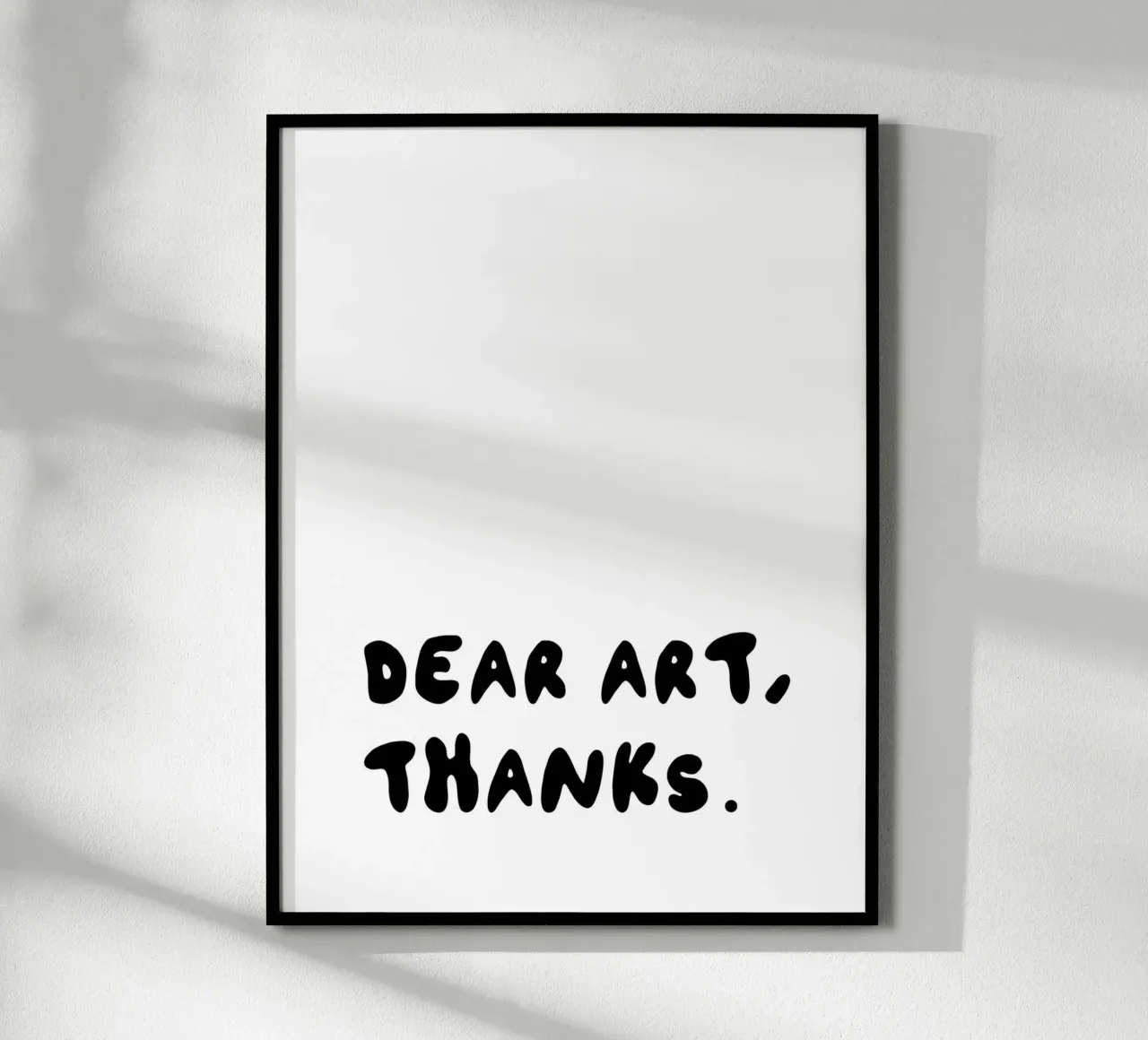 DEAR ART THX poster con telaio in legno da KRUTH DESIGN