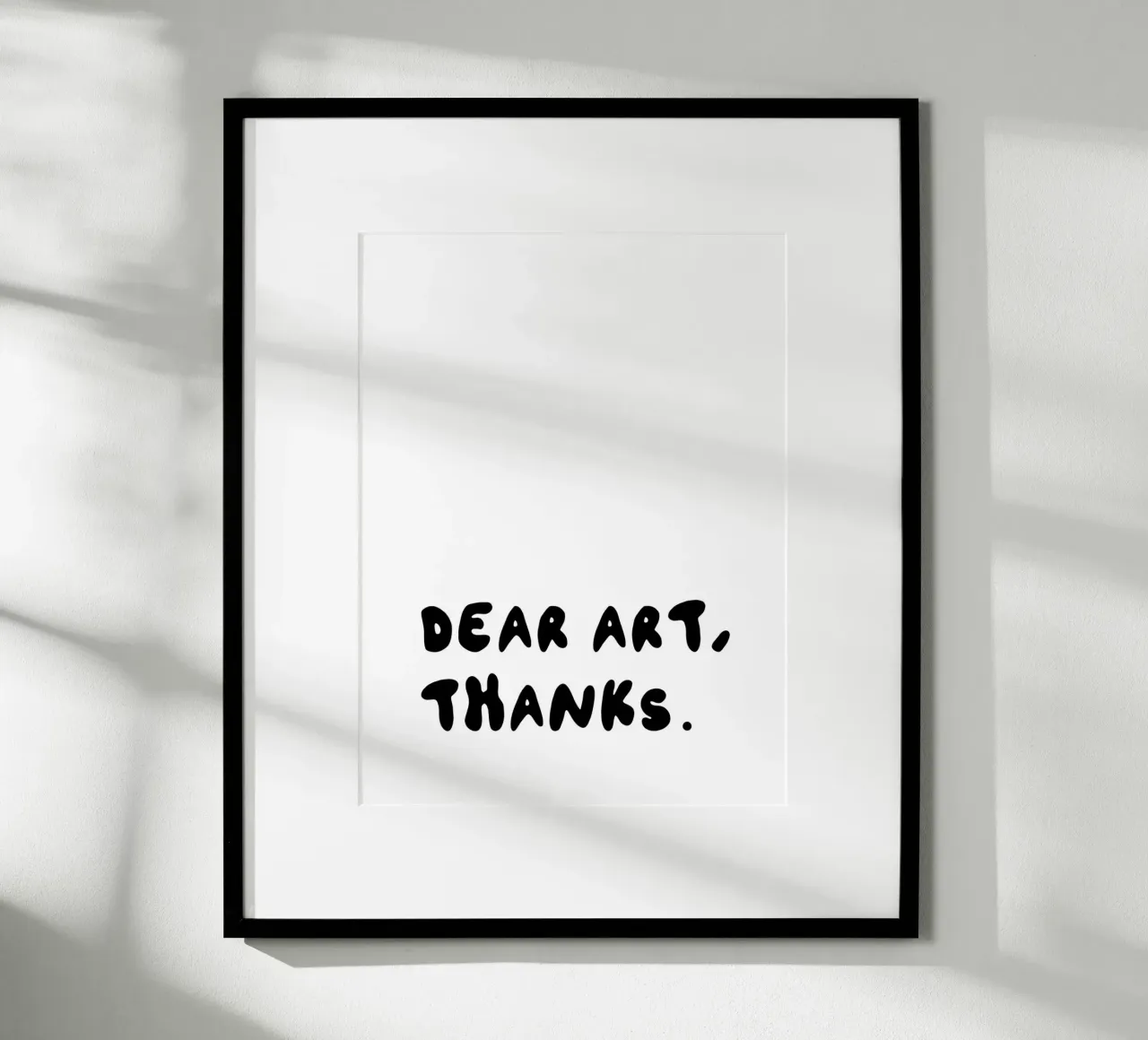 DEAR ART THX poster da KRUTH DESIGN