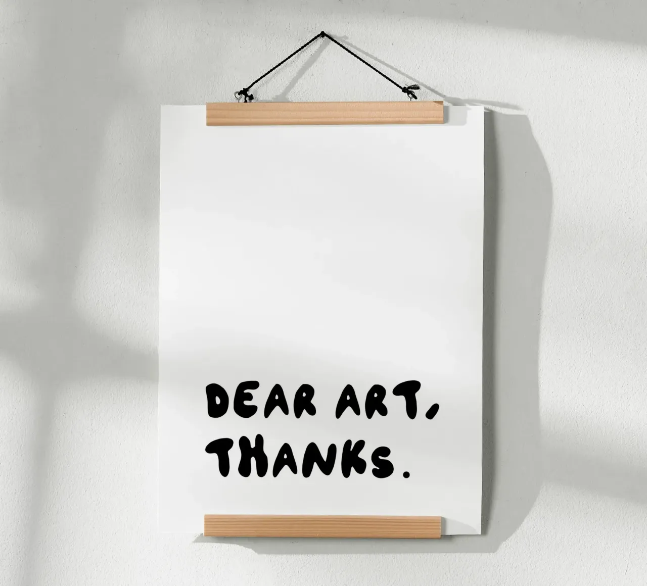 DEAR ART THX poster con telaio in legno da KRUTH DESIGN