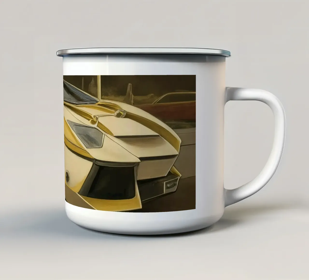 Auto sportiva_1 tazza in smalto da Impressionismus by LK