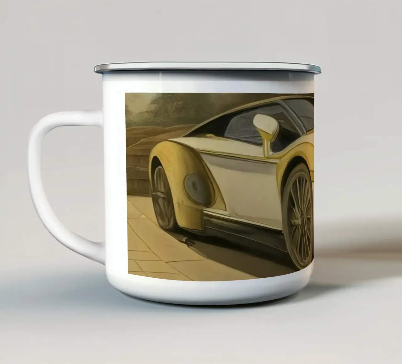 Auto sportiva_1 tazza in smalto da Impressionismus by LK