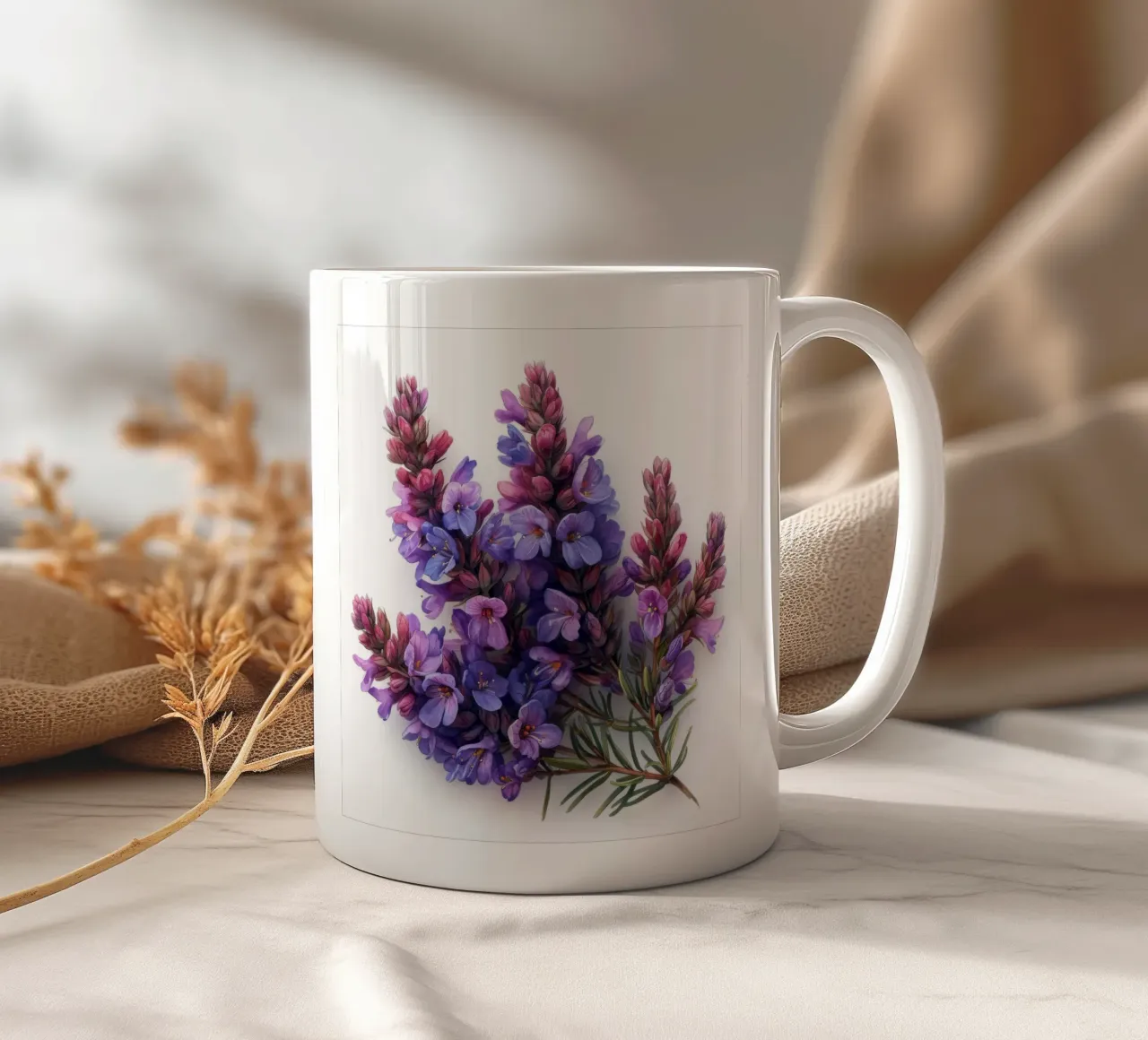 Fiore d'erica 3 tazza in ceramica da Bold Blooms