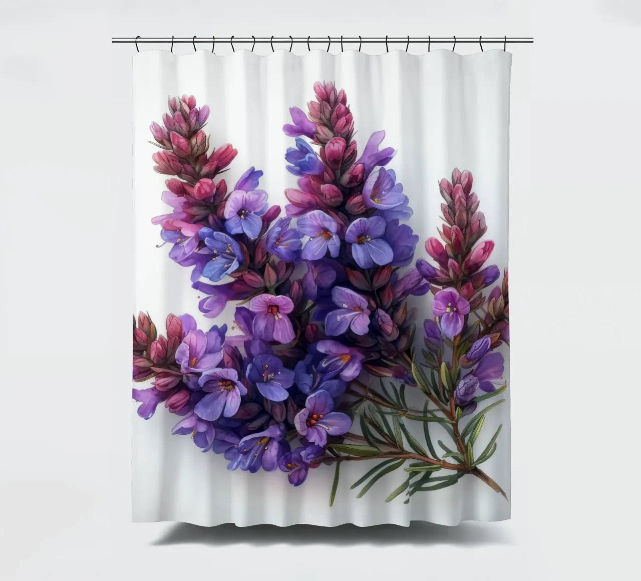 Fiore d'erica 3 tenda da doccia da Bold Blooms