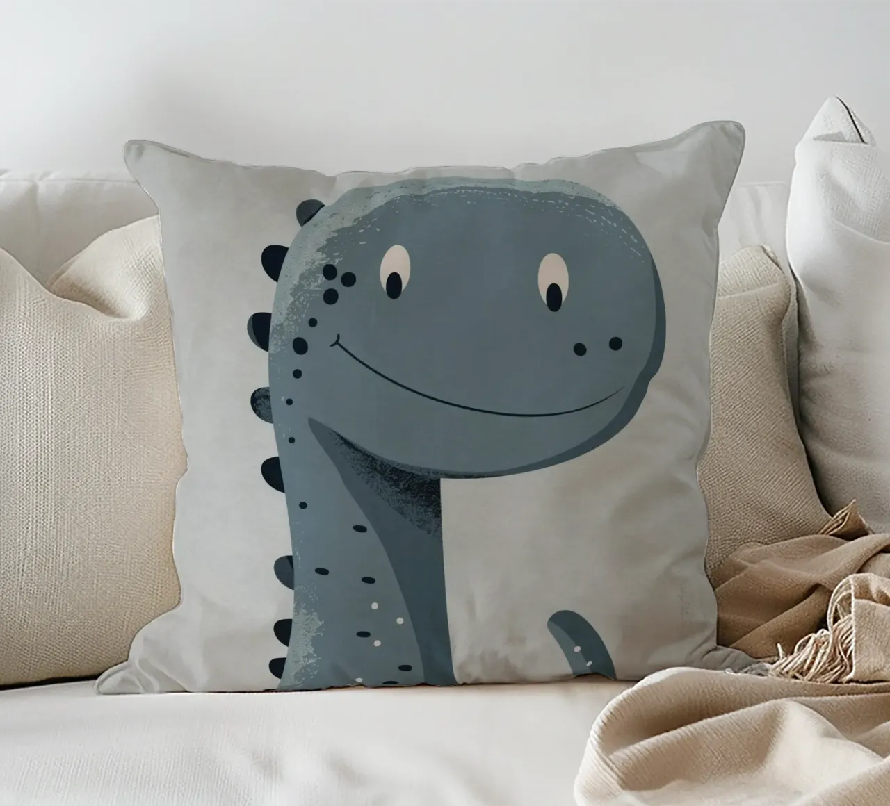Boho Nursery 10 Dinosaur 3 cuscino da Boho Print Collection