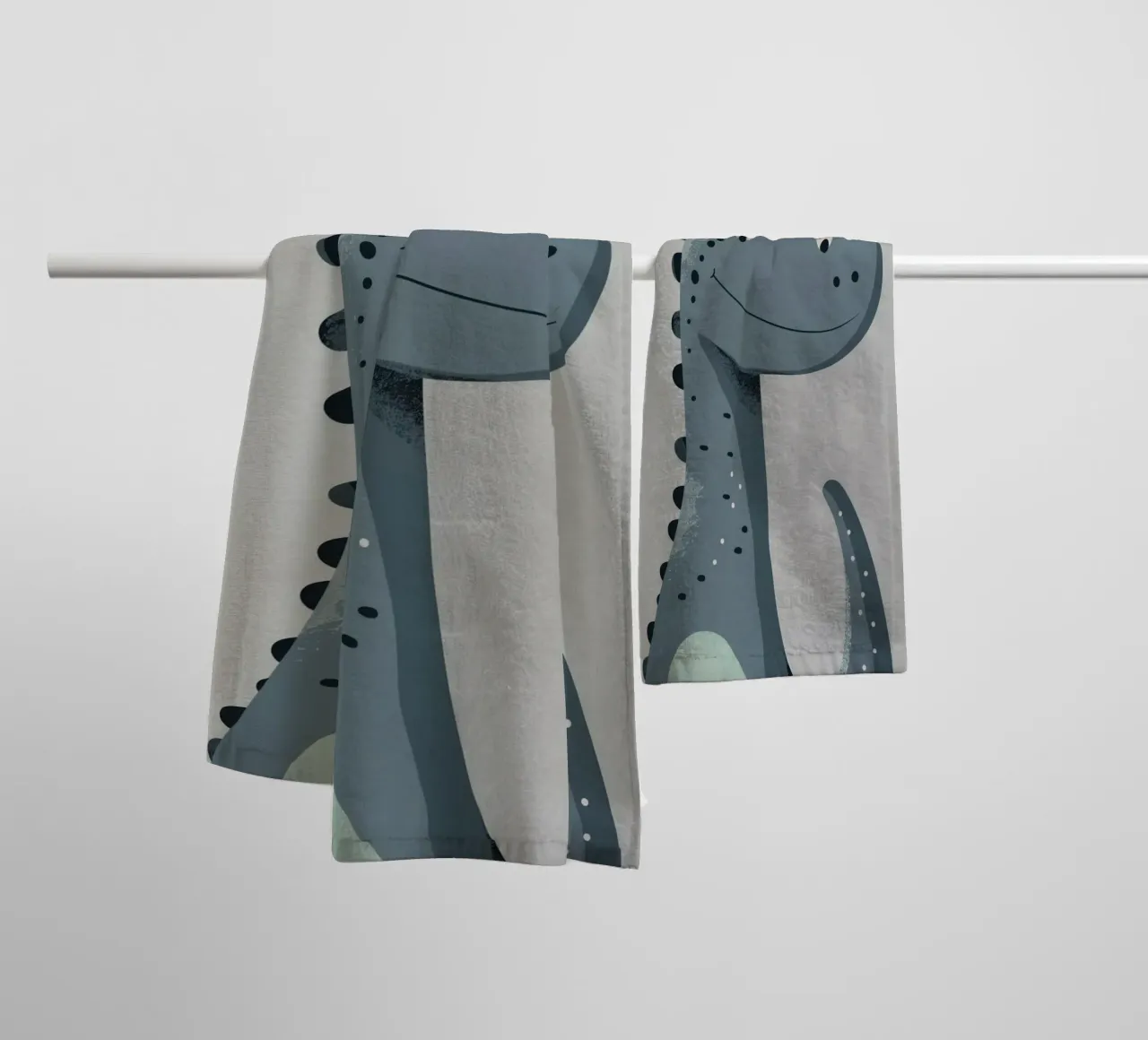 Boho Nursery 10 Dinosaur 3 asciugamano da bagno da Boho Print Collection