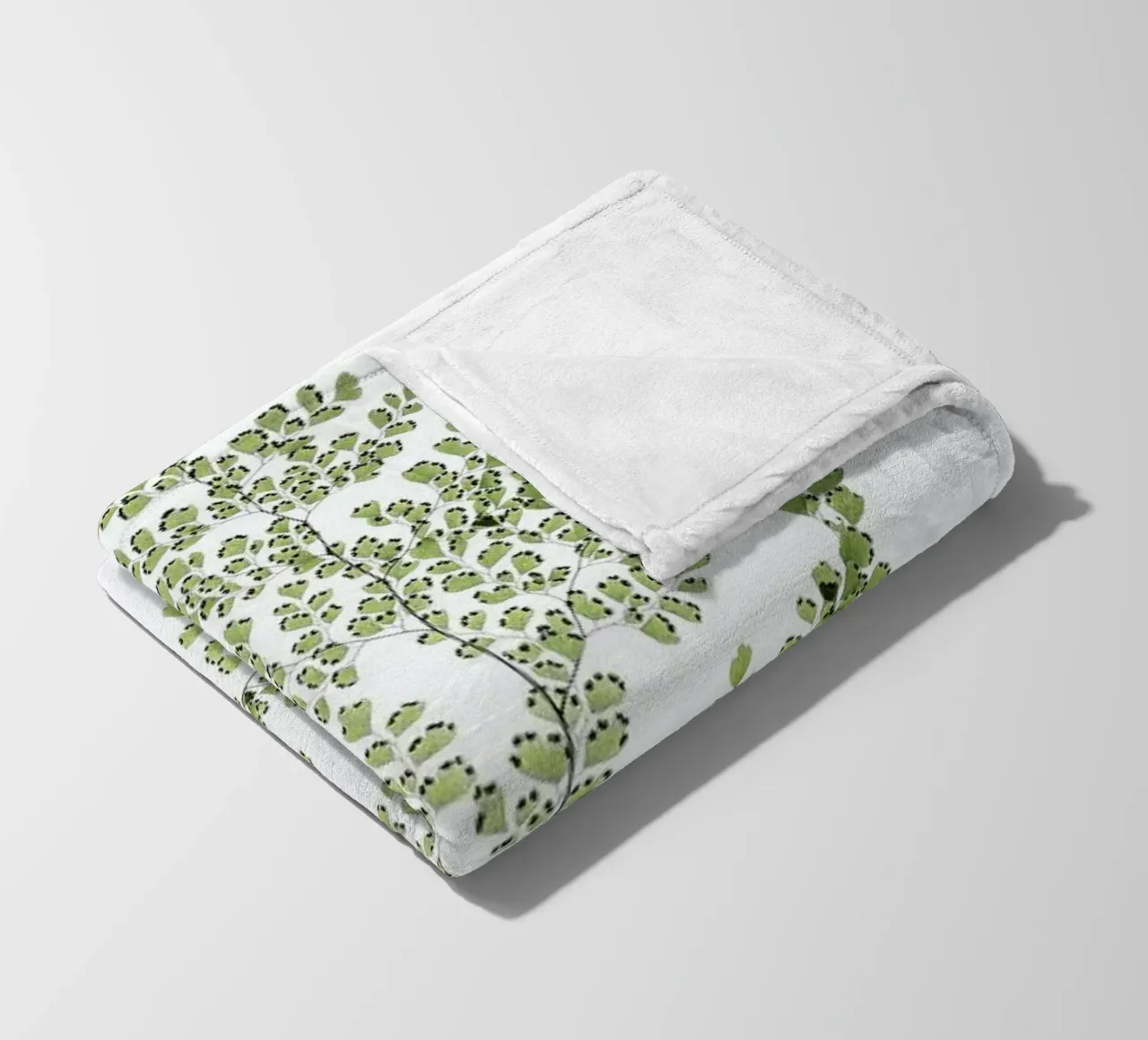 Leaf Study 6 coperta in pile da Shot By Clint