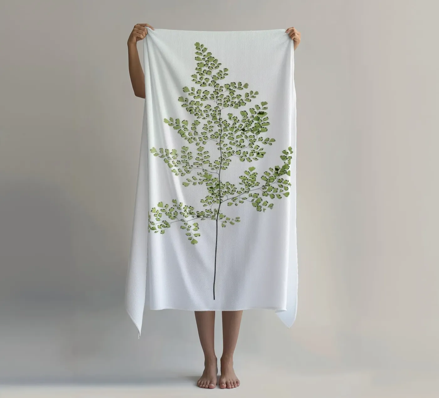 Leaf Study 6 beach towel by Shot By Clint