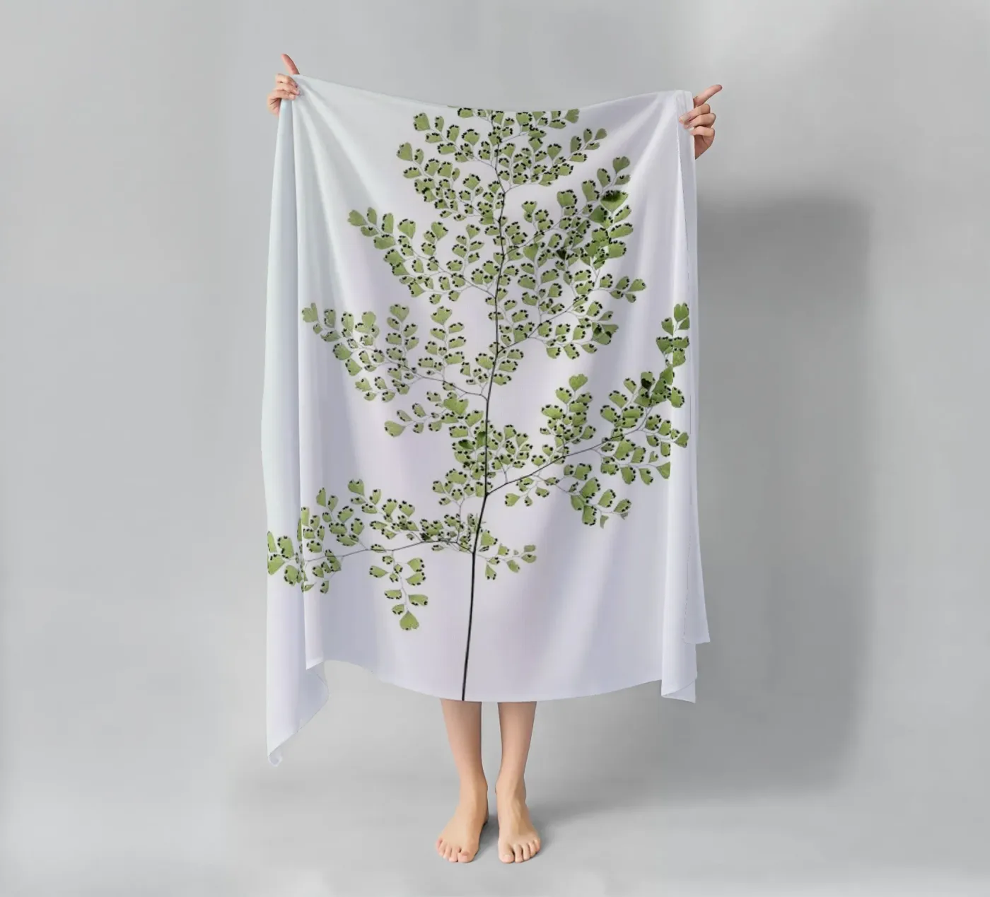 Leaf Study 6 beach towel by Shot By Clint