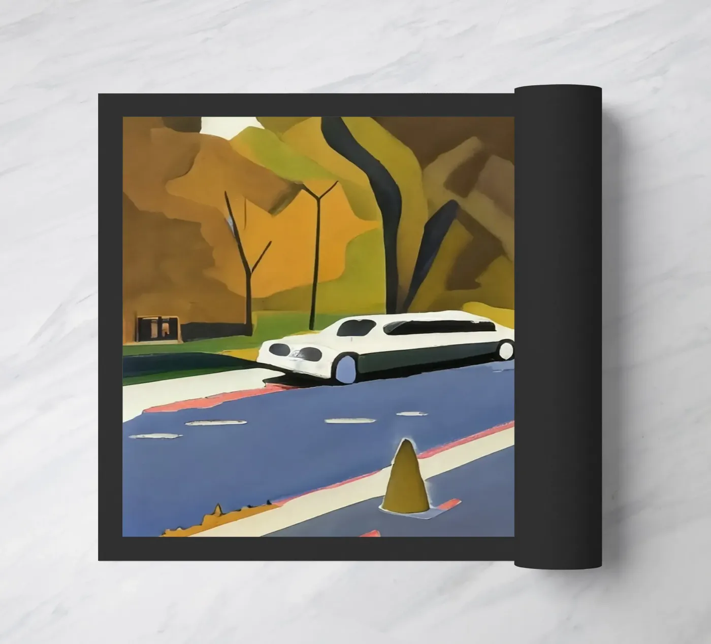 Stretch-Limousine_1 doormat by Impressionismus by LK