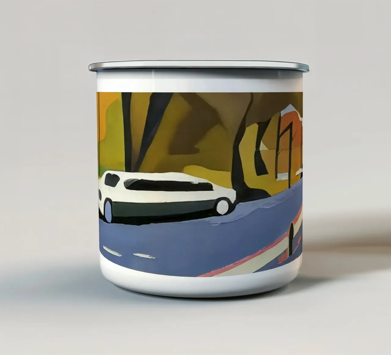 Stretch-Limousine_1 tazza in smalto da Impressionismus by LK