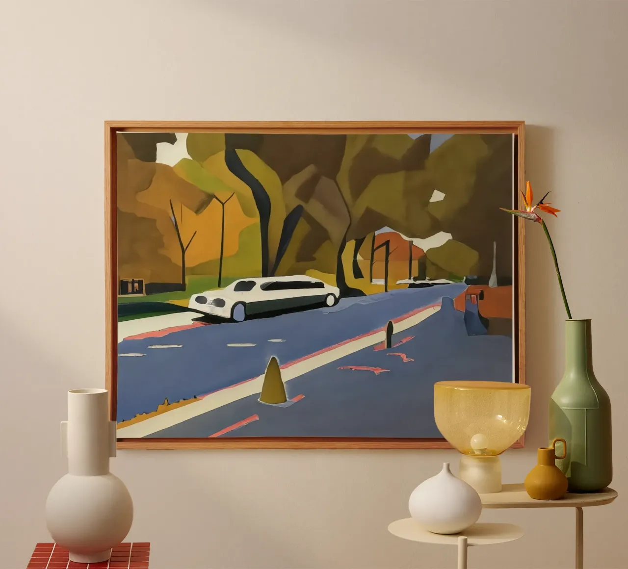 Stretch-Limousine_1 canvas by Impressionismus by LK