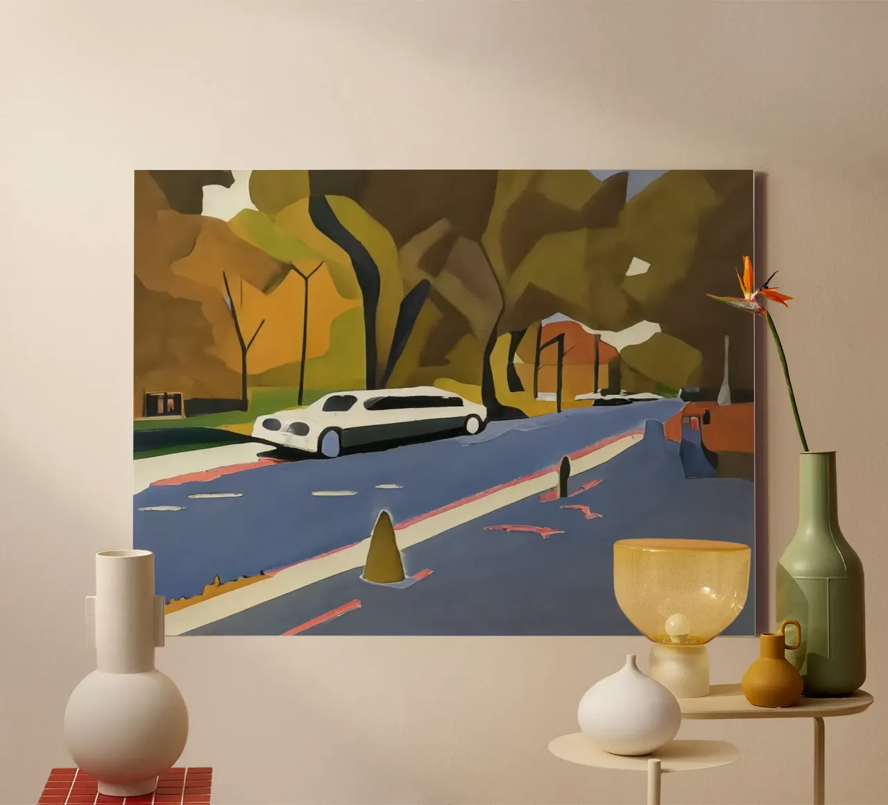 Stretch-Limousine_1 canvas by Impressionismus by LK