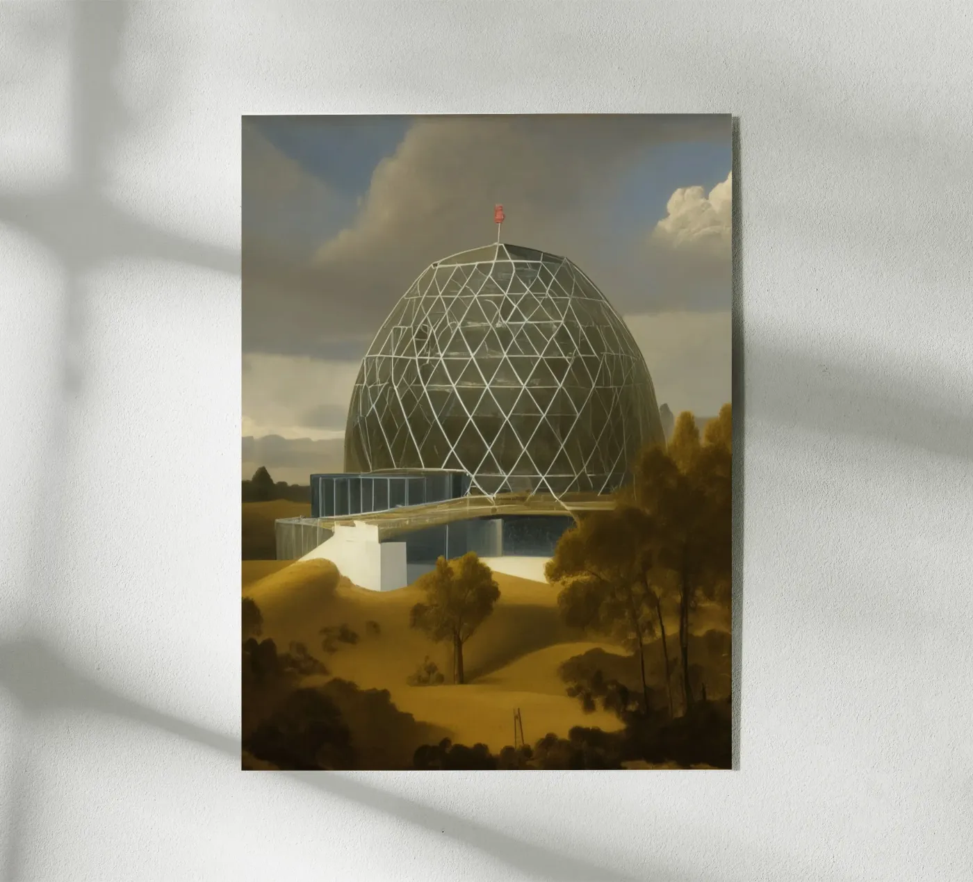 Montagne d'hiver_1 plexiglas de Impressionismus by LK