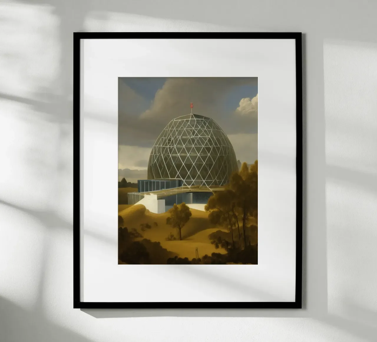 Winterberg_1 poster con telaio in alluminio da Impressionismus by LK