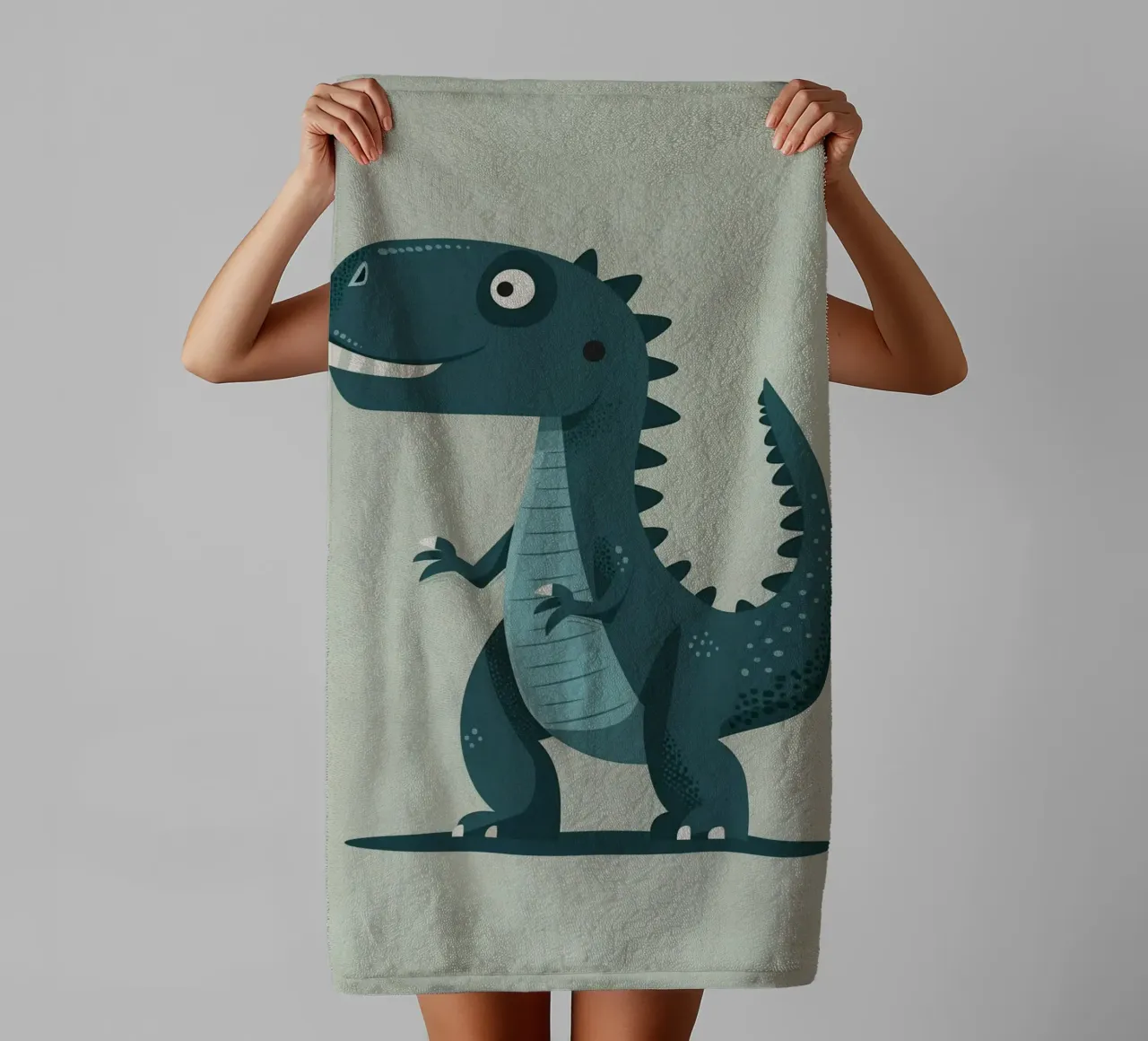 Boho Nursery 10 Dinosaur 4 asciugamano da bagno da Boho Print Collection