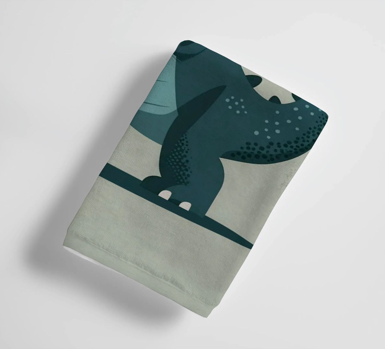 Boho Nursery 10 Dinosaur 4 asciugamano da bagno da Boho Print Collection