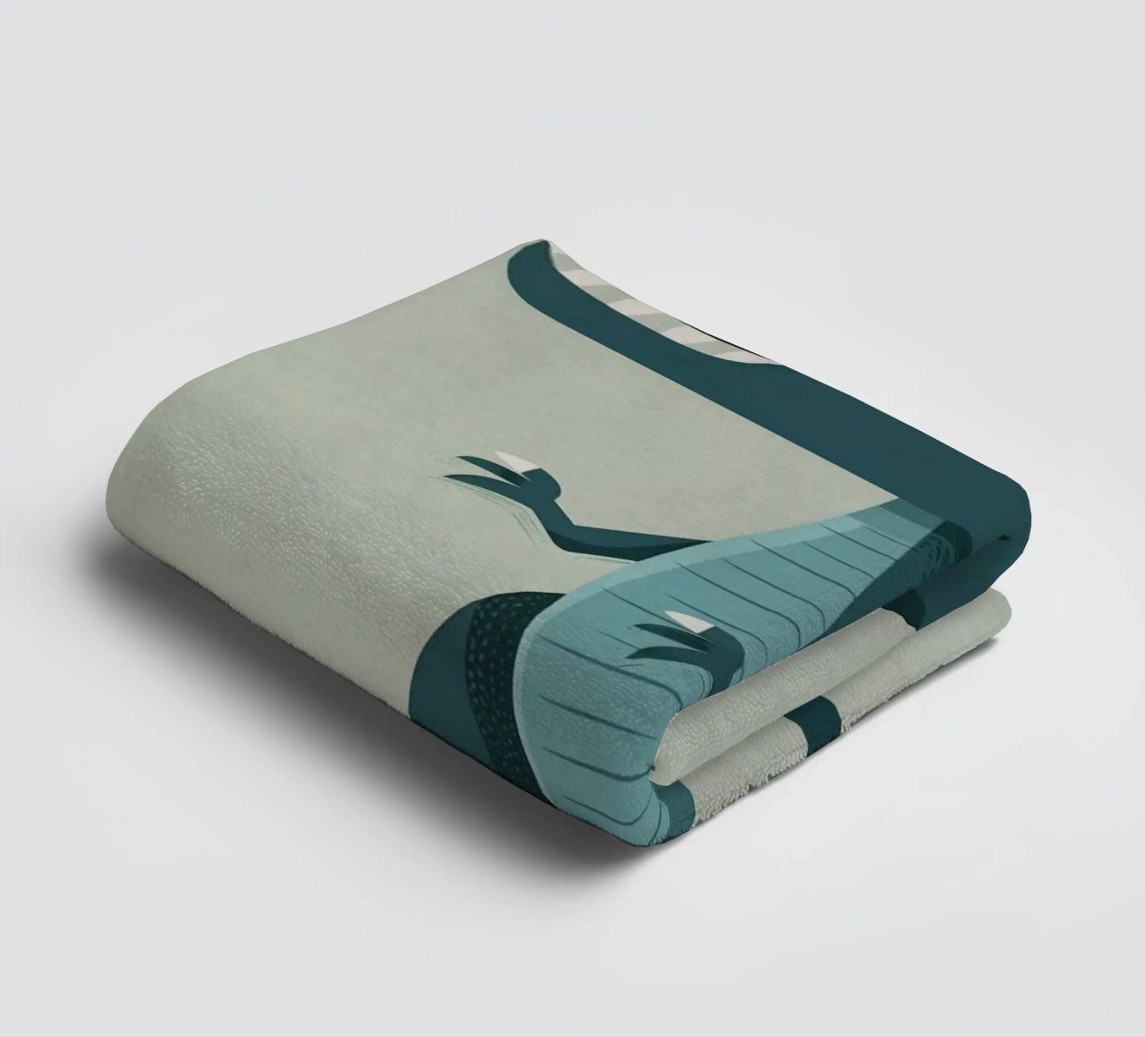 Boho Nursery 10 Dinosaur 4 asciugamano da bagno da Boho Print Collection