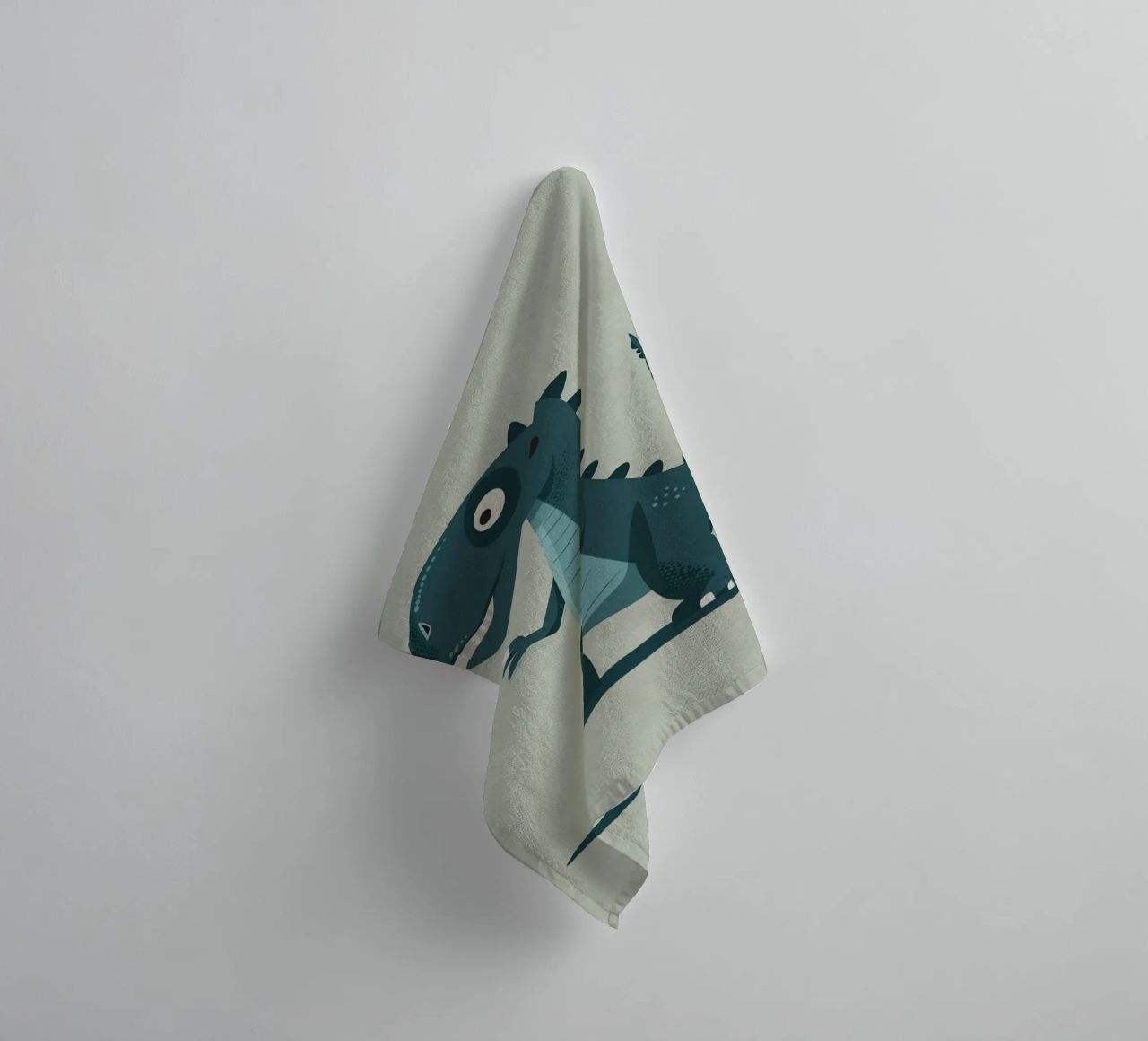 Boho Nursery 10 Dinosaur 4 asciugamano da bagno da Boho Print Collection