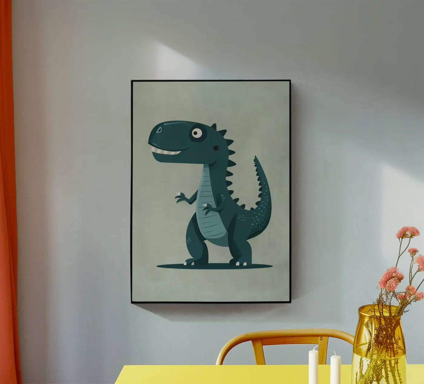 Boho Nursery 10 Dinosaur 4 plexiglass da Boho Print Collection