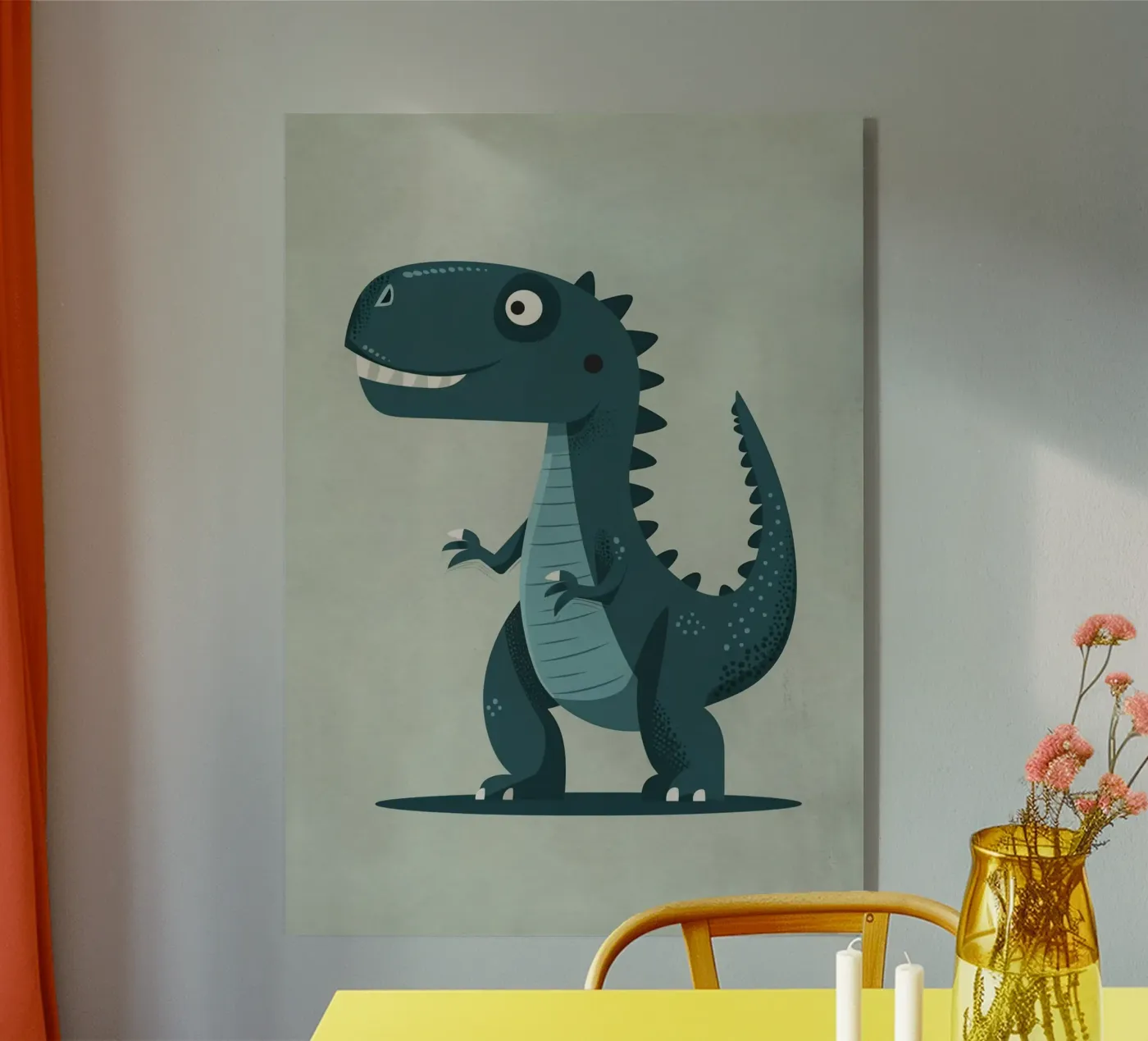 Boho Nursery 10 Dinosaur 4 plexiglass da Boho Print Collection