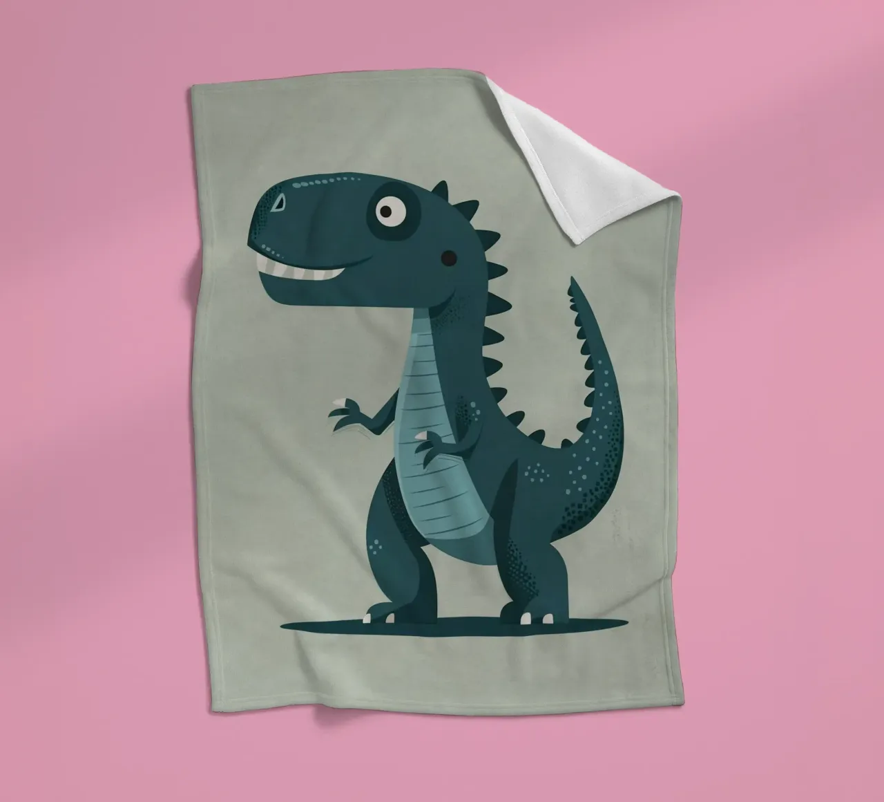 Boho Nursery 10 Dinosaur 4 coperta in pile da Boho Print Collection