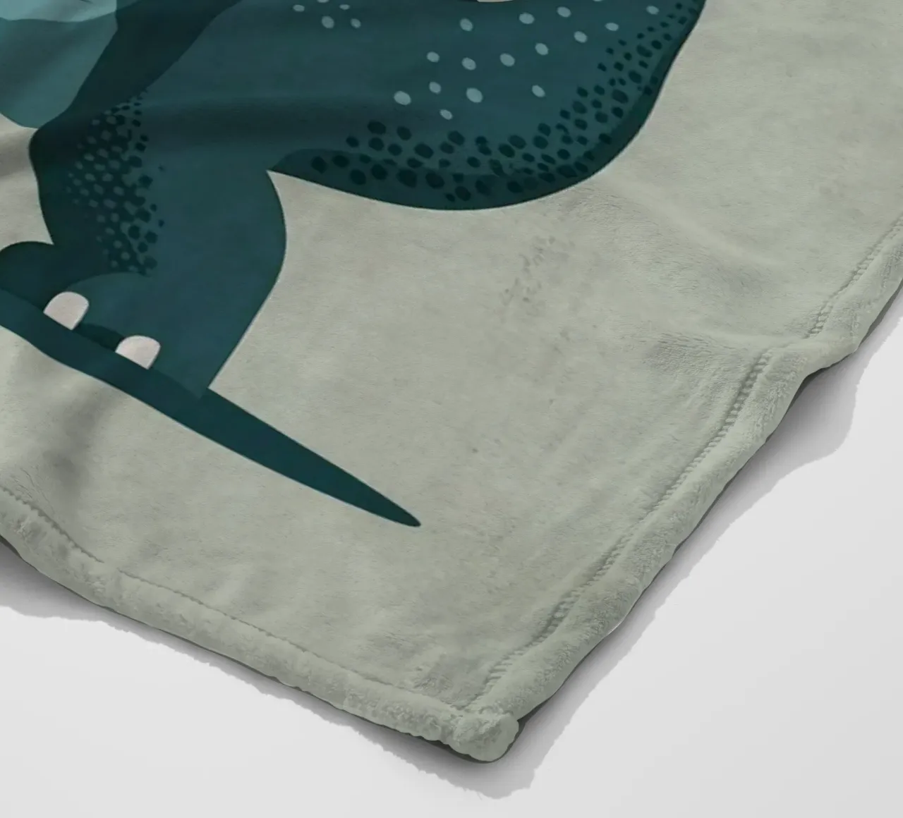 Boho Nursery 10 Dinosaur 4 coperta in pile da Boho Print Collection
