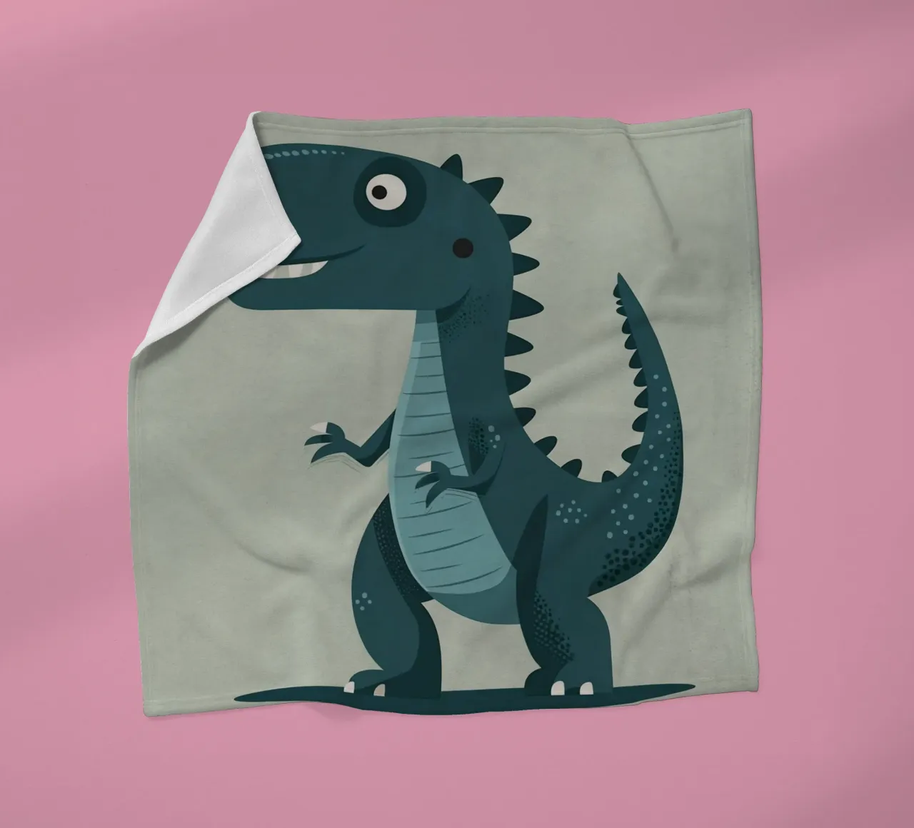 Boho Nursery 10 Dinosaur 4 coperta in pile da Boho Print Collection