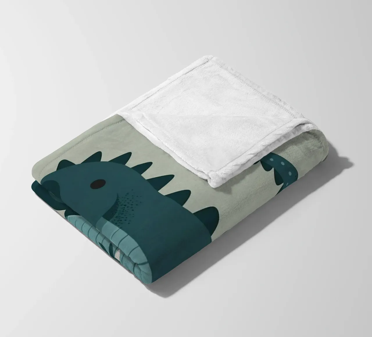 Boho Nursery 10 Dinosaur 4 coperta in pile da Boho Print Collection