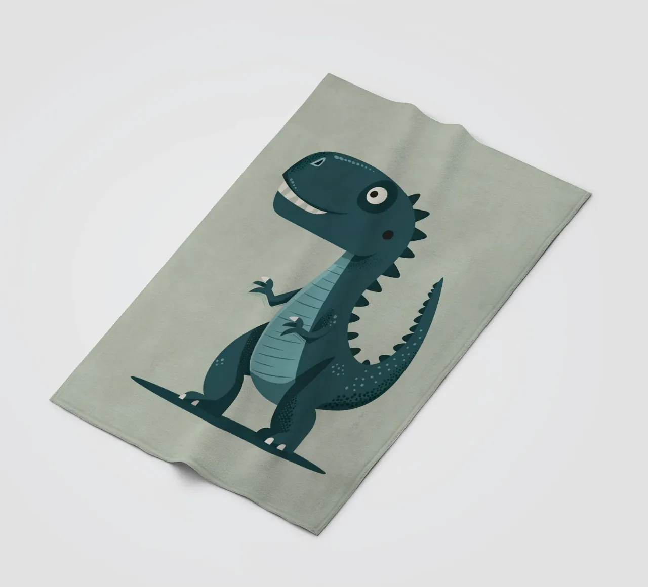 Boho Nursery 10 Dinosaur 4 coperta in pile da Boho Print Collection