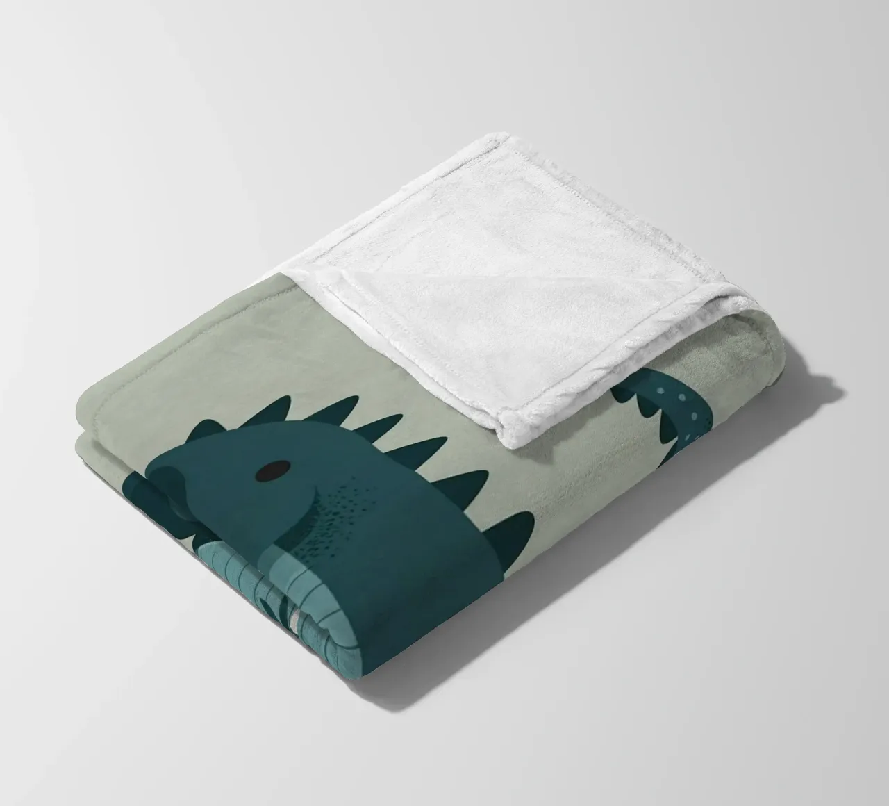 Boho Nursery 10 Dinosaur 4 coperta in pile da Boho Print Collection