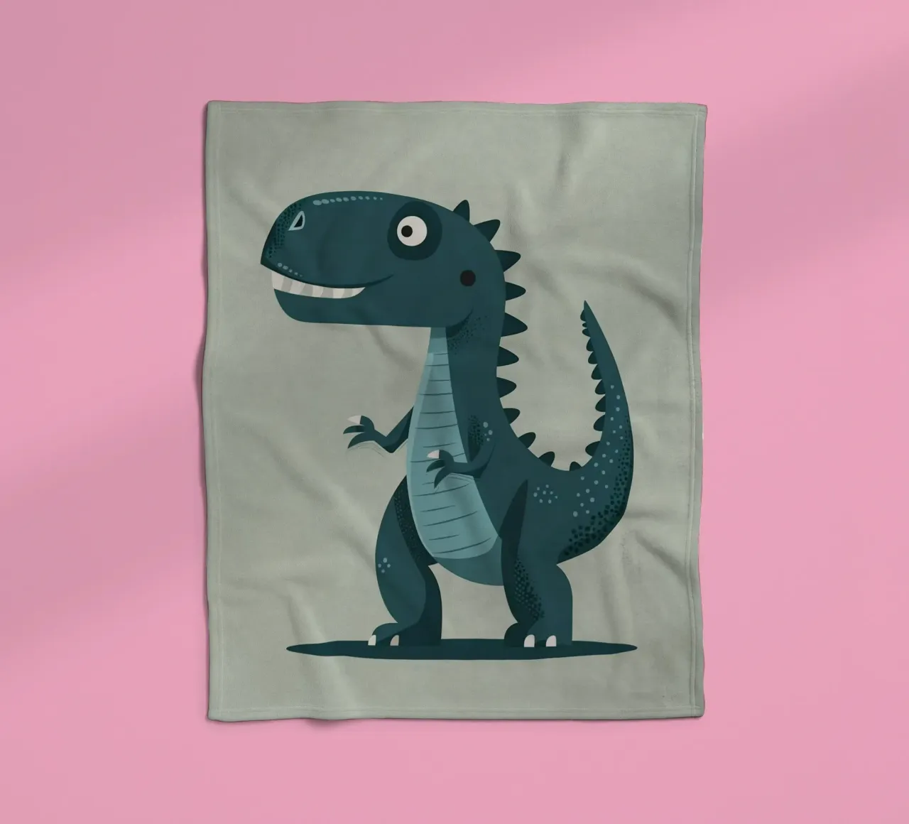 Boho Nursery 10 Dinosaur 4 coperta in pile da Boho Print Collection