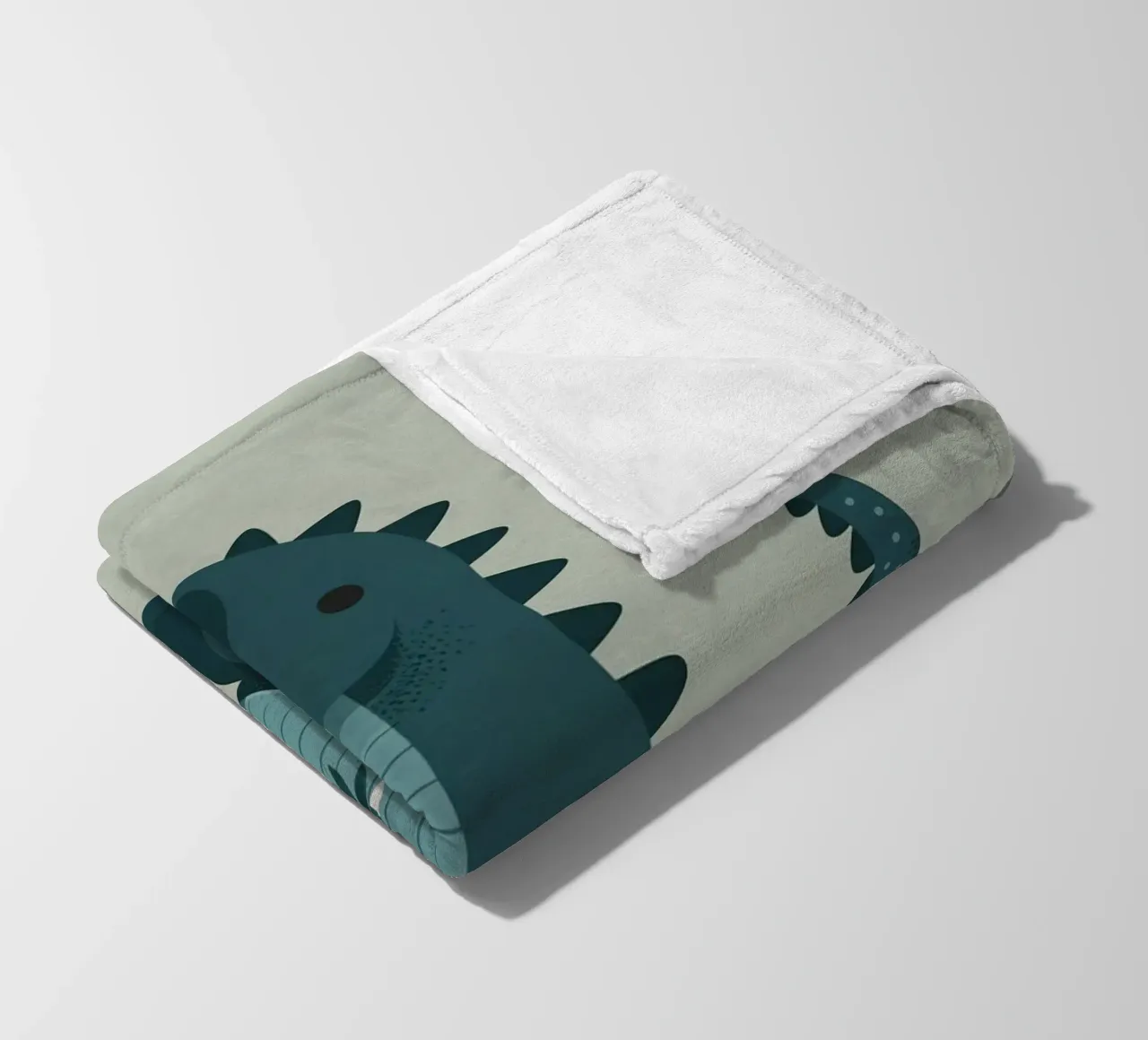 Boho Nursery 10 Dinosaur 4 coperta in pile da Boho Print Collection