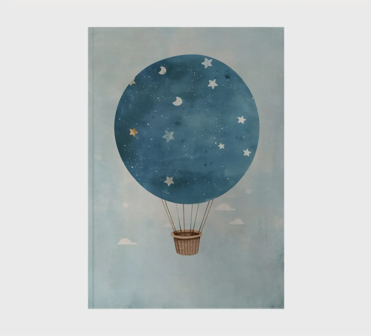 Boho Nursery 11 Balloon notebook by Boho Print Collection