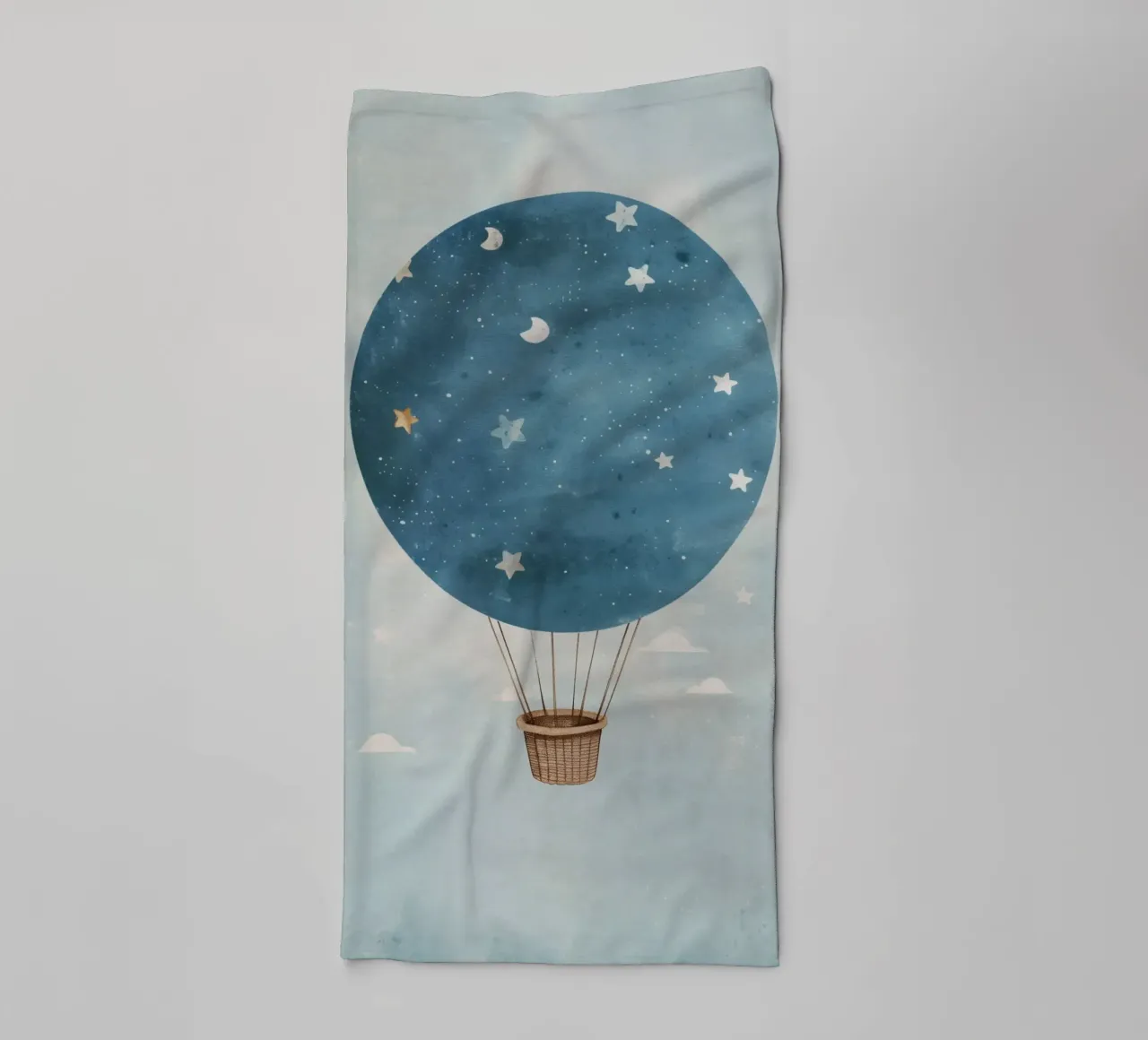 Boho Nursery 11 Balloon asciugamano da bagno da Boho Print Collection