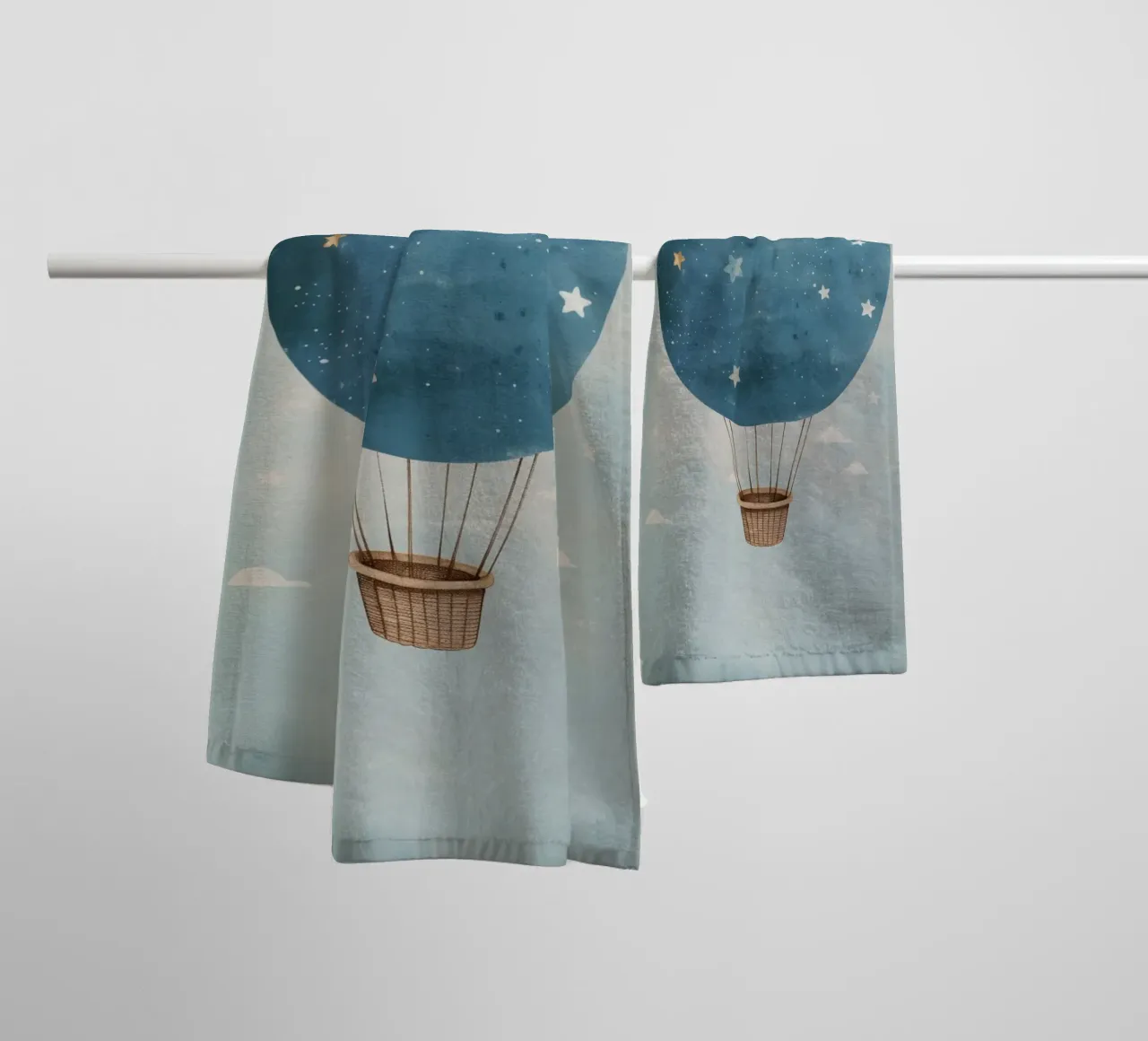 Boho Nursery 11 Balloon asciugamano da bagno da Boho Print Collection