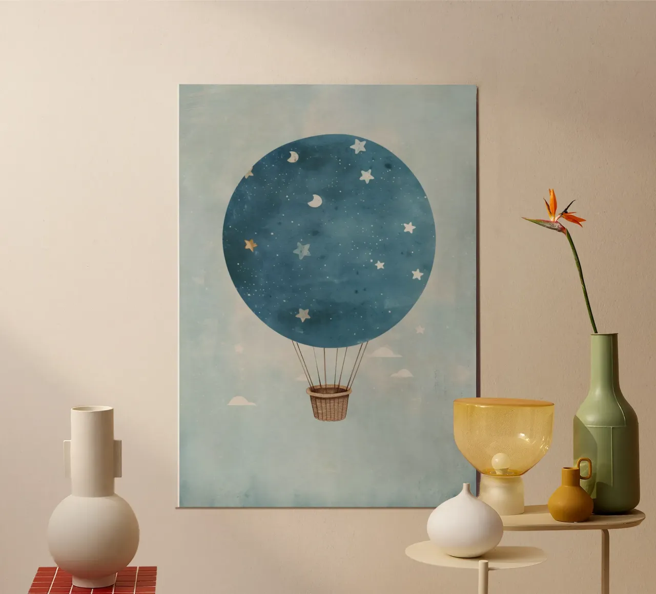Boho Nursery 11 Balloon poster by Boho Print Collection