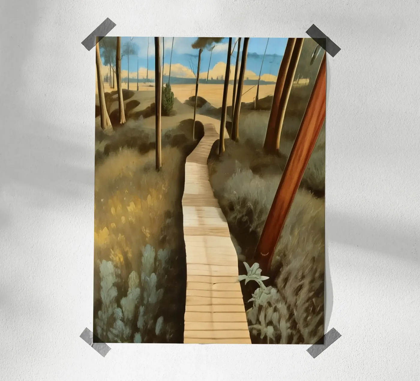 Park_Winterberg_1 poster by Impressionismus by LK