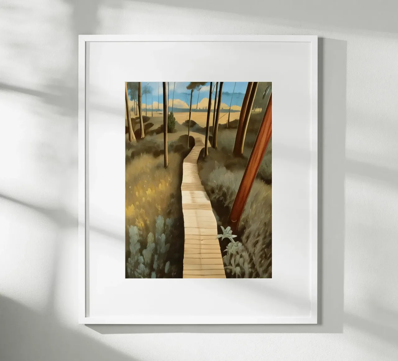 Parco_Winterberg_1 poster con telaio in alluminio da Impressionismus by LK