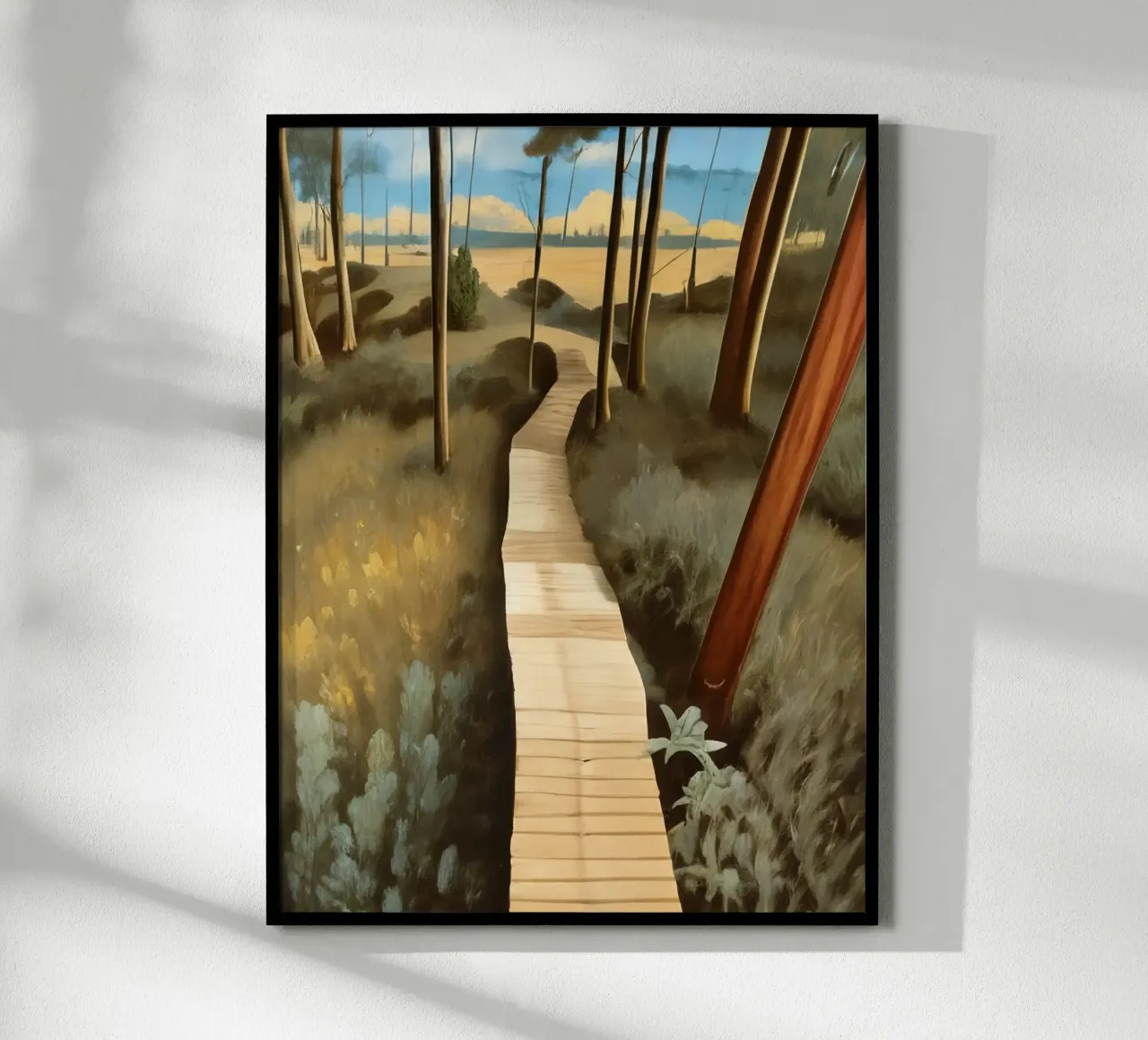 Parco_Winterberg_1 poster con telaio in alluminio da Impressionismus by LK