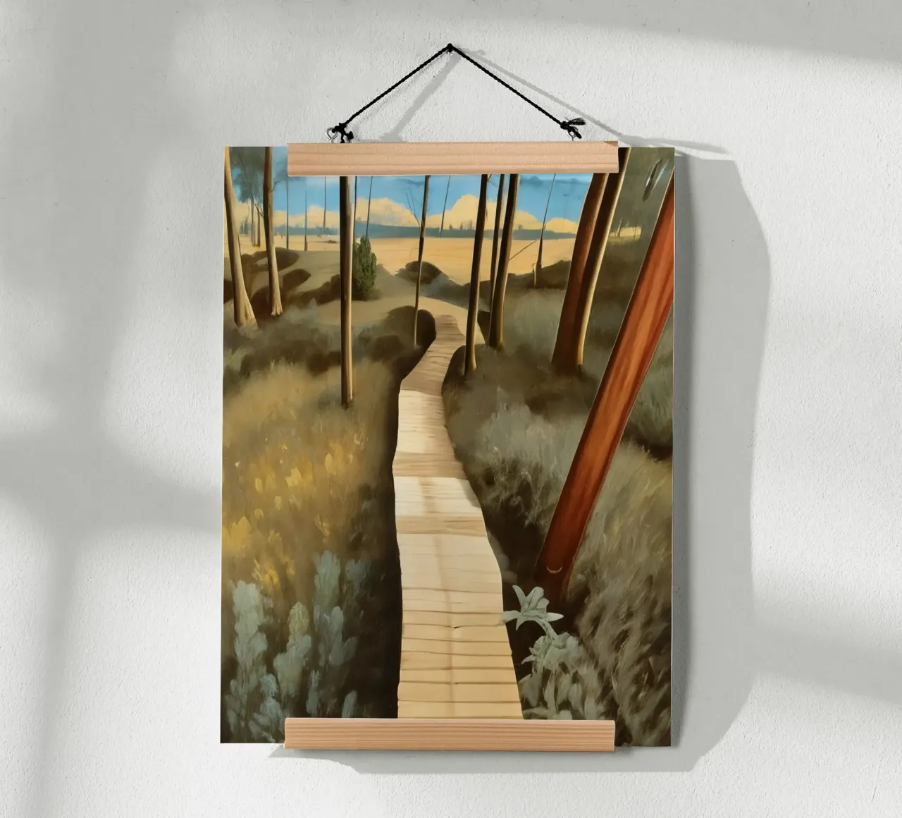 Parco_Winterberg_1 poster con telaio in alluminio da Impressionismus by LK