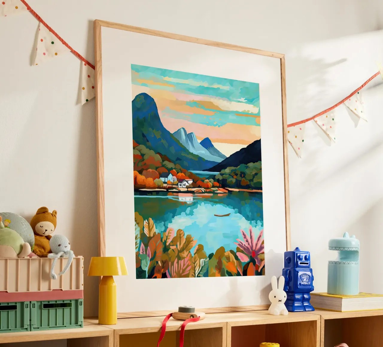 Cradle Mountain, Dove Lake, Australia, Arte di viaggio poster con telaio in alluminio da Peaches Art Prints