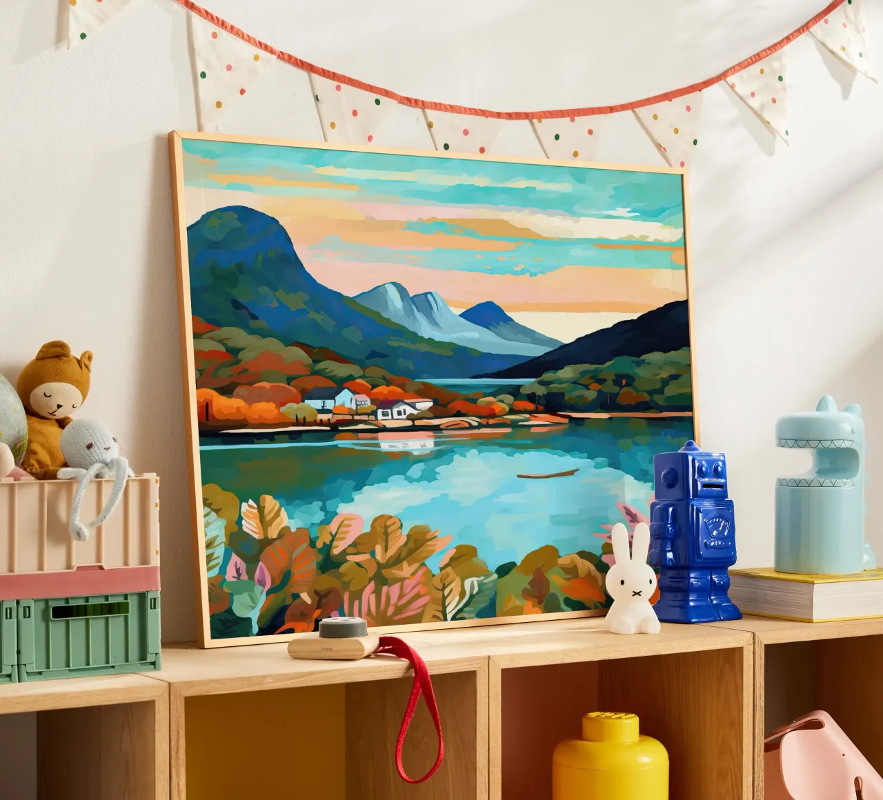 Cradle Mountain, Dove Lake, Australia, Arte di viaggio poster con telaio in alluminio da Peaches Art Prints