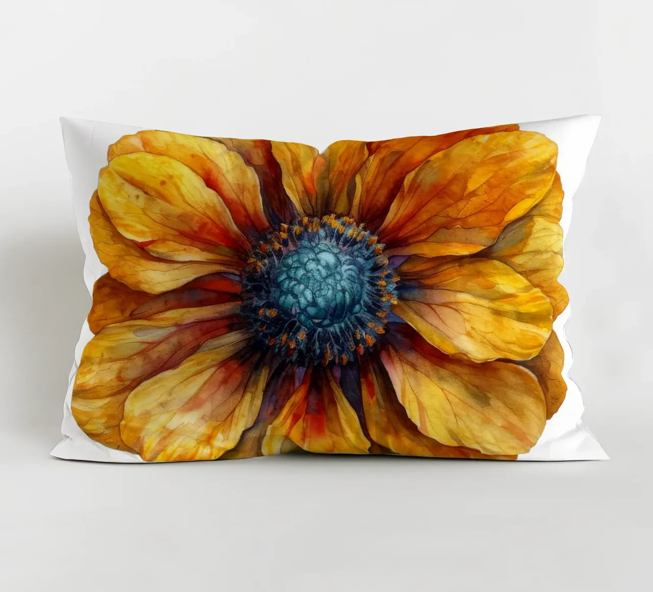 Fiore di Helenium 2 cuscino da Bold Blooms