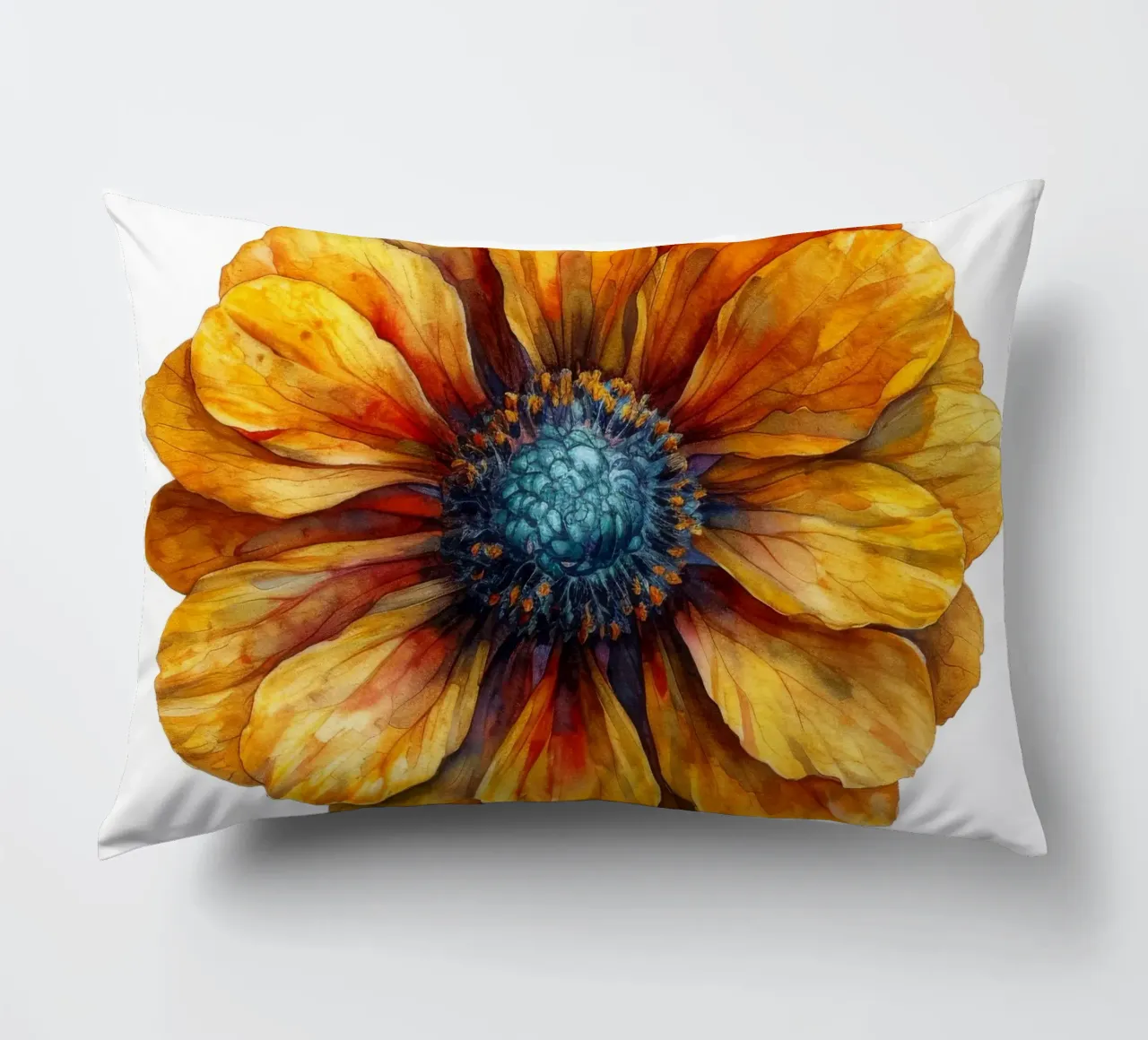 Fiore di Helenium 2 cuscino da Bold Blooms