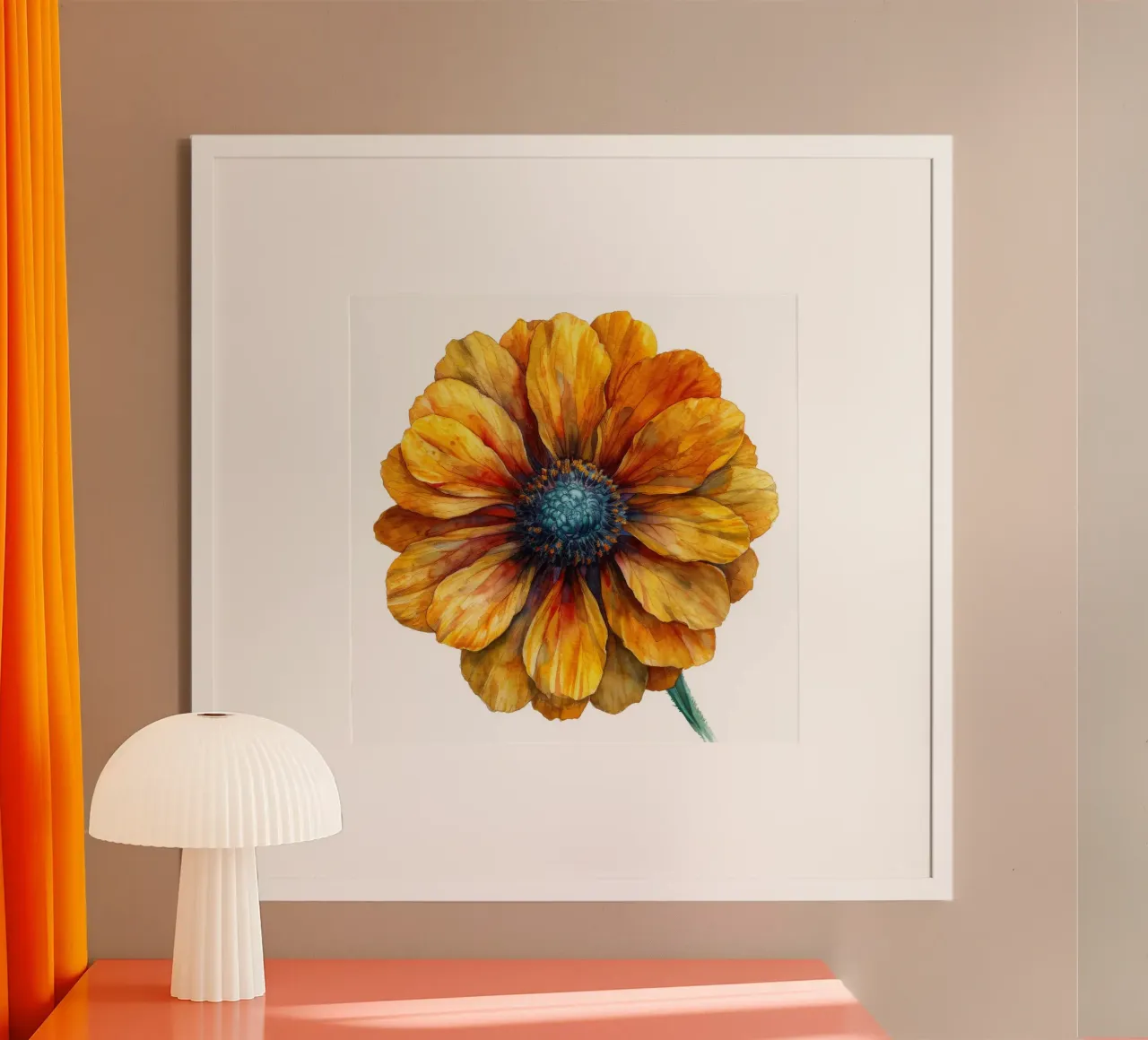 Fiore di Helenium 2 carta hahnemühle da Bold Blooms