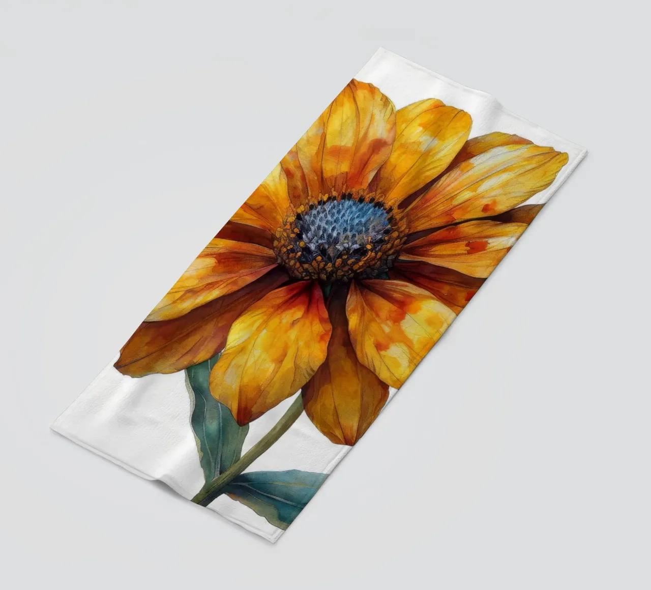 Fiore di Helenium 3 telo mare da Bold Blooms